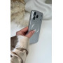 Сріблясто-сірий чохол на iPhone 17/18 Pro Max із закритою камерою купити